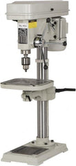 Enco - 346mm Swing, Step Pulley Drill Press - 16 Speed, 1 hp, Single Phase - Makers Industrial Supply