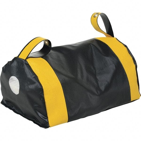 Vestil - Vinyl Duffel Bag (Style) Dock Seal Draft Blocker - 18" Strip Width x 12" Strip Thickness, Black - Makers Industrial Supply