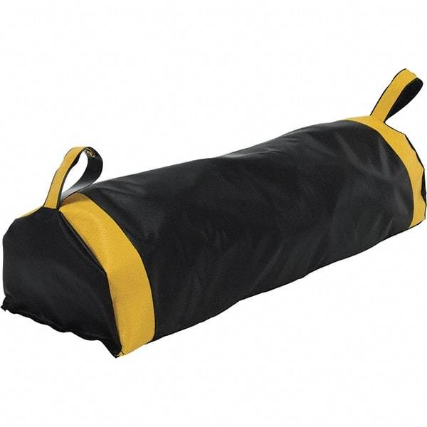 Vestil - Vinyl Duffel Bag (Style) Dock Seal Draft Blocker - 36" Strip Width x 12" Strip Thickness, Black - Makers Industrial Supply