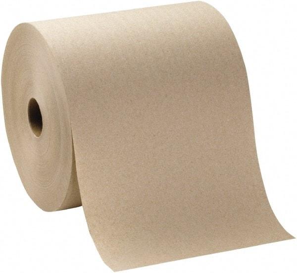 Georgia Pacific - Hard Roll of 1 Ply Brown Paper Towels - 7-7/8" Wide, 1,000' Roll Length - Makers Industrial Supply