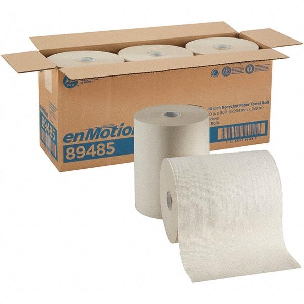 Georgia Pacific - Hard Roll of 1 Ply Brown Paper Towels - 10" Wide, 800' Roll Length - Makers Industrial Supply