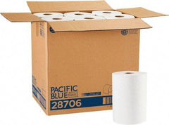 Georgia Pacific - Hard Roll of 1 Ply White Paper Towels - 7-7/8" Wide, 350' Roll Length - Makers Industrial Supply