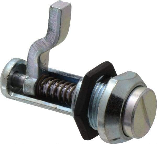 Dzus - 1/4 Turn Pawl Latch - 0.32 to 0.91 Grip, Zinc Plated Steel - Makers Industrial Supply