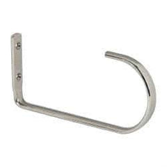 Sugatsune - 5/8" Wide x 7-1/16" High x 15/64" Thick, Overhead Hook - 3-9/32" Projection, Polished - Makers Industrial Supply