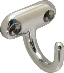 Sugatsune - 1-27/64" Wide x 1-5/16" High x 7/32" Thick, Wall Hook - 1-1/4" Projection, Polished - Makers Industrial Supply