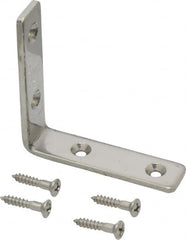 Sugatsune - 2-13/32" Long x 19/32" Wide, 18-8 Stainless Steel, Corner Brackets - Makers Industrial Supply