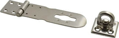 Sugatsune - 4-23/32" Long x 1-9/16" Wide, Durable Hasp - Stainless Steel - Makers Industrial Supply