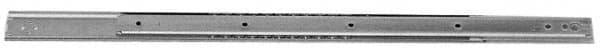 Sugatsune - 22" Slide Length, 16.72" Travel Length, Stainless Steel Ball Bearing Slide SSR-5 - 1/2" Wide, 2-3/4" High, 207 Lb Capacity at Full Extension, Satin Finish - Makers Industrial Supply