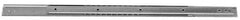 Sugatsune - 24" Slide Length, 17.72" Travel Length, Stainless Steel Ball Bearing Slide SSR-5 - 1/2" Wide, 2-3/4" High, 196 Lb Capacity at Full Extension, Satin Finish - Makers Industrial Supply