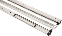 Sugatsune - 26" Slide Length, 27.08" Travel Length, Stainless Steel Ball Bearing Slide SSR-3 - 3/4" Wide, 2-1/8" High, 95 Lb Capacity at Full Extension, Satin Finish - Makers Industrial Supply