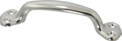 Made in USA - 8-5/16" Long x 1-1/16" Wide, Steel Heavy Duty Door Pull - Stainless Coated - Makers Industrial Supply