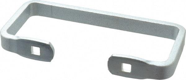 Made in USA - 7-23/32" Long, Grab Handle - Zinc Finish, Steel - Makers Industrial Supply