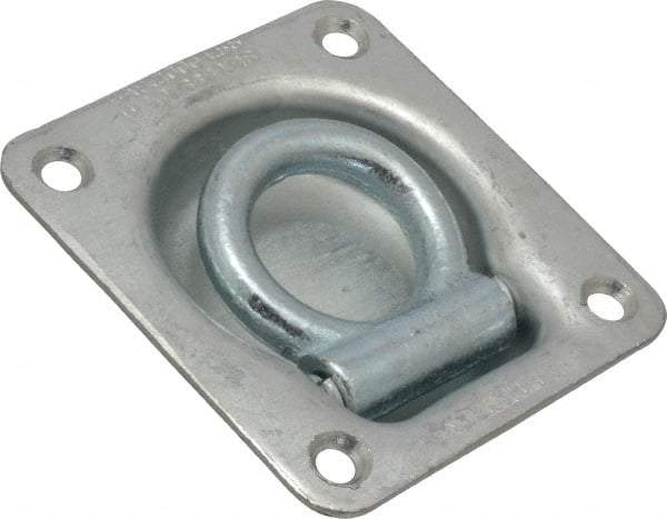 Value Collection - Zinc Finish Trap Door Ring - 1" High x 3-3/4" Wide - Makers Industrial Supply