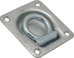 Value Collection - Zinc Finish Trap Door Ring - 1" High x 3-3/4" Wide - Makers Industrial Supply