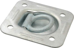 Value Collection - Zinc Finish Trap Door Ring - 1" High x 4-1/2" Wide - Makers Industrial Supply