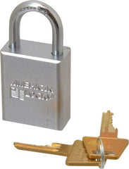 American Lock - 1" Shackle Clearance, Keyed Alike A5100 Padlock - 1/4" Shackle Diam, Steel - Makers Industrial Supply