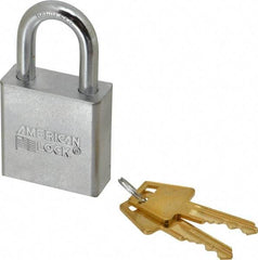 American Lock - 1-1/8" Shackle Clearance, Keyed Alike A5200 Padlock - 5/16" Shackle Diam, Steel - Makers Industrial Supply