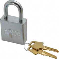 American Lock - 1-1/8" Shackle Clearance, Keyed Alike A5200 Padlock - 5/16" Shackle Diam, Steel - Makers Industrial Supply