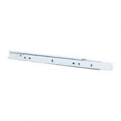 Knape & Vogt - 350mm Slide Length, 262mm Travel Length, Steel Epoxy-Coated Drawer Slide - White Epoxy Finish - Makers Industrial Supply