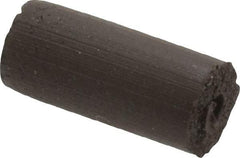 Cratex - 1/4" Max Diam x 1/2" Long, Cylinder, Rubberized Point - Medium Grade, Silicon Carbide, 1/16" Arbor Hole, Unmounted - Makers Industrial Supply