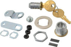 Made in USA - 5/16" Max Thickness, Standard Cam Lock - Polished Brass Finish - Makers Industrial Supply