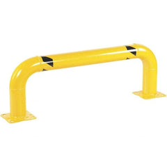 Vestil - 48" Long x 16" High, Steel Rack Guard - Low Profile, 4-1/2" Pipe - Makers Industrial Supply