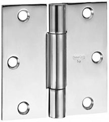 4-1/2″ Long x 4-1/2″ Wide Steel Full Mortise Commercial Hinge Primed Finish, 3 Knuckles