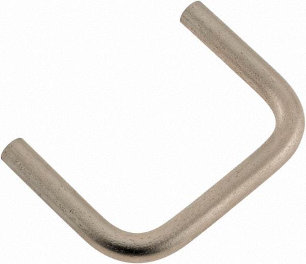 Electro Hardware - 4-40 Internal Thread, 5/32" Handle Diam, Plain Stainless Steel Drawer Pull - 1-1/4" Center to Center - Makers Industrial Supply