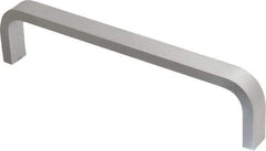 Electro Hardware - 1-1/2" High Rectangular Handle - Clear Finish, Aluminum, 6" Center to Center - Makers Industrial Supply