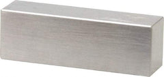 Mitutoyo - 0.45" Rectangular Steel Gage Block - Accuracy Grade 0, Includes Certificate of Inspection - Makers Industrial Supply