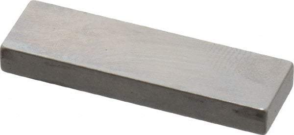 Mitutoyo - 0.139" Rectangular Steel Gage Block - Accuracy Grade 0, Includes Certificate of Inspection - Makers Industrial Supply