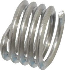 Heli-Coil - 3/8-16 UNC, 3/8" OAL, Free Running Helical Insert - 4-3/8 Free Coils, Tanged, Stainless Steel, 1D Insert Length - Makers Industrial Supply