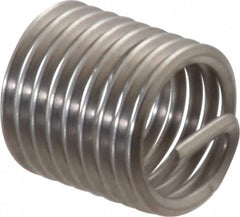 Heli-Coil - 5/16-24 UNF, 0.469" OAL, Free Running Helical Insert - 8-7/8 Free Coils, Tanged, Stainless Steel, 1-1/2D Insert Length - Makers Industrial Supply