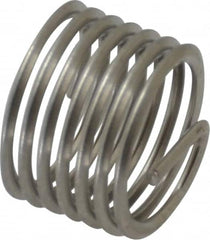 Heli-Coil - 3/8-24 UNF, 3/8" OAL, Free Running Helical Insert - 6-7/8 Free Coils, Tanged, Stainless Steel, 1D Insert Length - Exact Industrial Supply