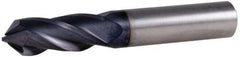 Accupro - 5/8" Diam, 1-1/4" LOC, 4 Flute, 90° Point Angle, Solid Carbide Drill Mill - AlTiN Finish, 3-1/2" OAL, 5/8" Shank Diam - Makers Industrial Supply