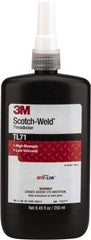 3M - 250 mL, Red, High Strength Liquid Threadlocker - Series TL71, 24 hr Full Cure Time, Hand Tool, Heat Removal - Makers Industrial Supply