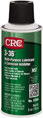 CRC - 6 oz Aerosol Can Lubricant - Clear Blue-Green, -50°F to 250°F, Food Grade - Makers Industrial Supply