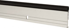 Pemko - 48" Long x 1-1/4" Wide, Head & Jamb Weatherstripping - Clear Anodized Aluminum Finish - Makers Industrial Supply