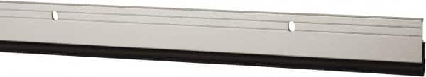 Pemko - 72" Long x 1-1/4" Wide, Head & Jamb Weatherstripping - Clear Anodized Aluminum Finish - Makers Industrial Supply