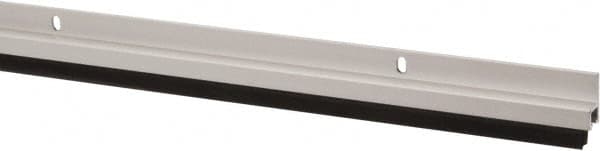 Pemko - 72" Long x 1-1/16" Wide, Heavy-Duty Head & Jamb Weatherstripping - Clear Anodized Aluminum Finish - Makers Industrial Supply