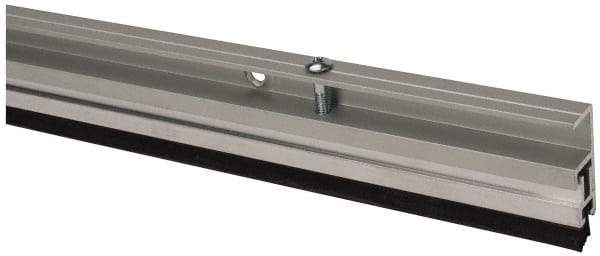 Pemko - 48" Long x 1-3/4" Wide, Adjustable Head & Jamb Weatherstripping - Clear Anodized Aluminum Finish - Makers Industrial Supply