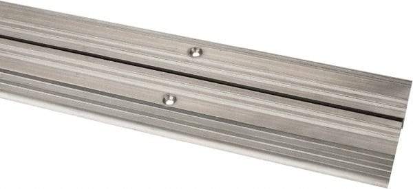 Pemko - 36" Long x 4-1/8" Wide x 1/2" High, Saddle Threshold - Mill Finish Aluminum - Makers Industrial Supply