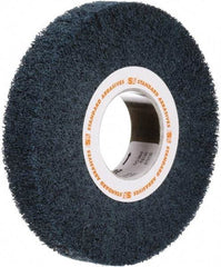 Standard Abrasives - 12 Inch Diameter Aluminum Oxide Unmounted Flap Wheel - 5 Inch Hole, 2 Inch Wide, Density 7, Non Woven, Very Fine Grade, 2,500 Max RPM - Makers Industrial Supply