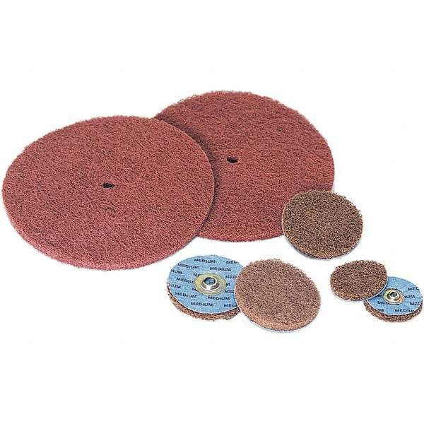 Standard Abrasives - 10" Fine Grade Deburring Disc - 1/2" Center Hole, Arbor Connection - Makers Industrial Supply