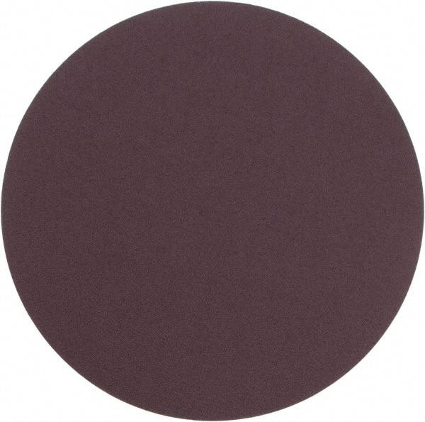 Standard Abrasives - 12" Diam, 80 Grit Aluminum Oxide Adhesive PSA Disc - Medium Grade, Purple, Cloth Backing, Flexible, Use with Random Orbital Sanders - Makers Industrial Supply