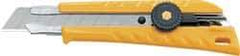 Olfa - Snap Utility Knife - Yellow Plastic Handle - Makers Industrial Supply