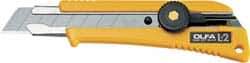 Olfa - Snap Utility Knife - Yellow Plastic Handle - Makers Industrial Supply