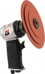 Universal Tool - 3" Max Disc, 20,000 RPM, Pneumatic Handheld Disc Sander - 4 CFM, 1/4 NPT Inlet, 0.33 hp, 90 psi - Makers Industrial Supply