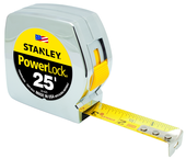 STANLEY® PowerLock® Classic Tape Measure 1" x 25' - Makers Industrial Supply