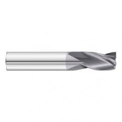 27/64 Dia. x 2-3/4 Overall Length 3-Flute Square End Solid Carbide SE End Mill-Round Shank-Center Cut-TiAlN - Makers Industrial Supply